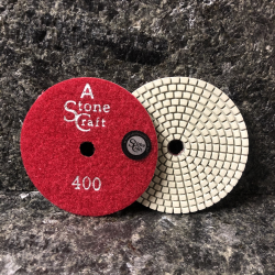 Алмазні липучки (черепашки) “StoneCraft А“ 100мм №400