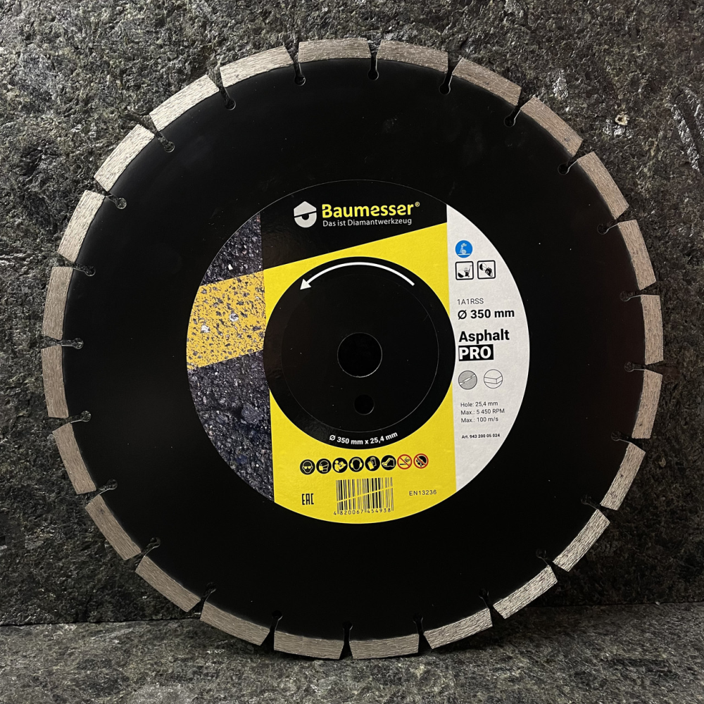 КРУГ АЛМАЗНИЙ ВIДРIЗНИЙ 1A1RSS 350 ASPHALT PRO